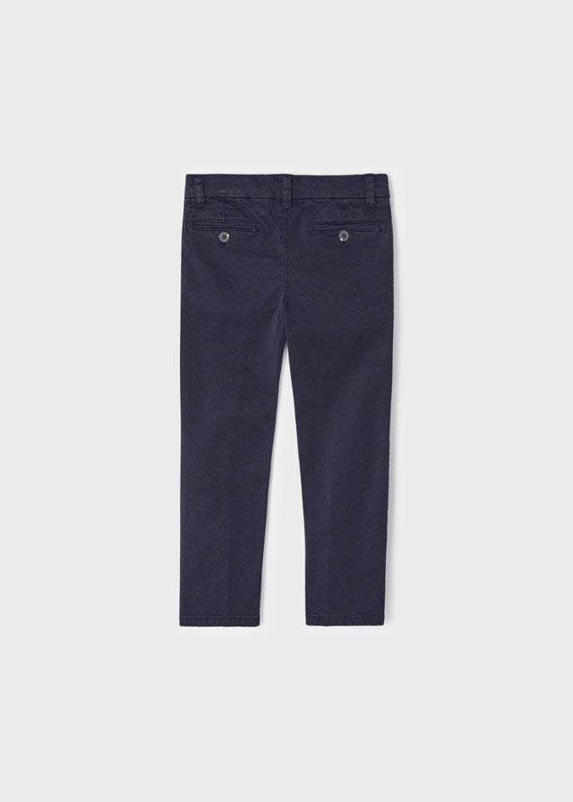 pantalón slim fit basico azul marino