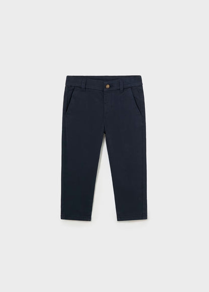 pantalón tipo chino, color marino, mayoral para bebé