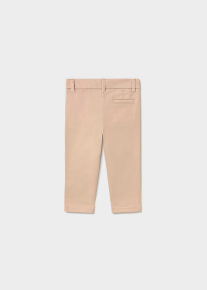 Pantalón chino básico anacarado, bebé