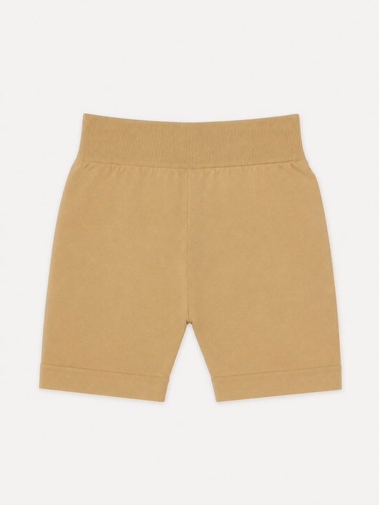 Short De Licra Elástica Escolar  Color Natural
