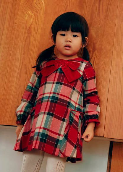 Vestido Cuadro Escoses Bebé