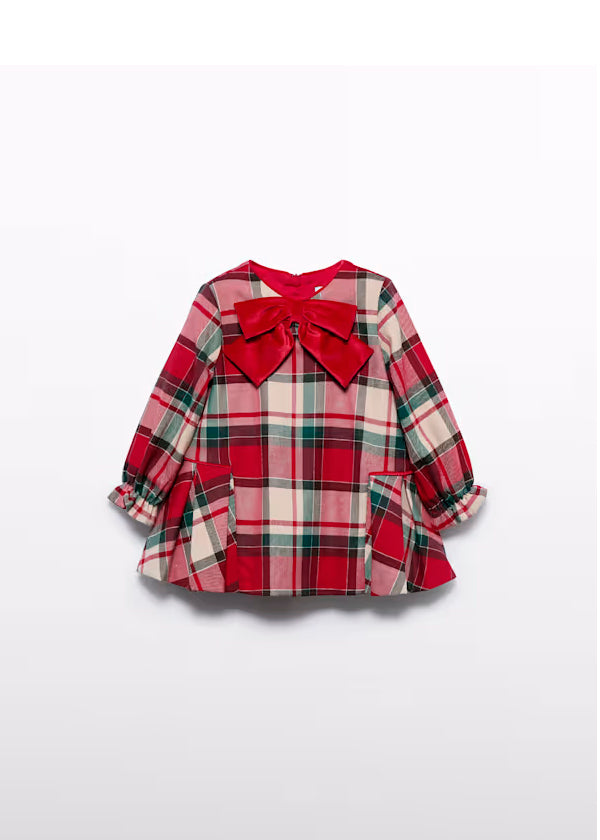 Vestido Cuadro Escoses Bebé