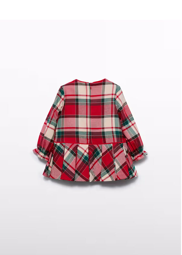 Vestido Cuadro Escoses Bebé