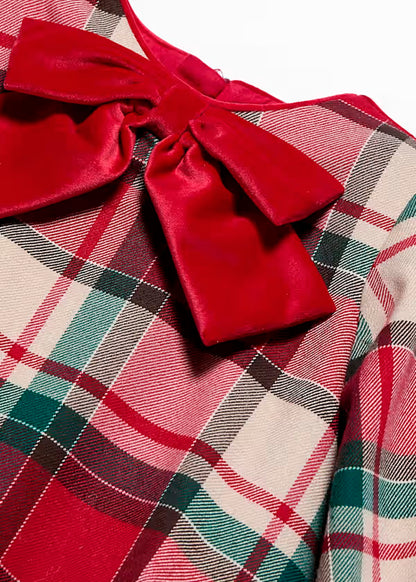 Vestido Cuadro Escoses Bebé