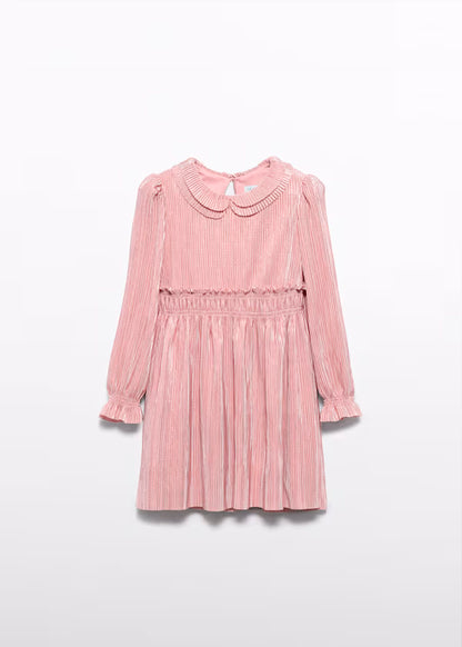 PREVENTA Vestido Punto Plisado color rosa