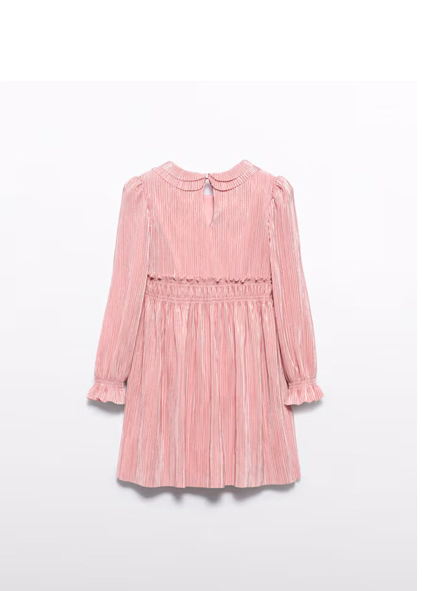 PREVENTA Vestido Punto Plisado color rosa