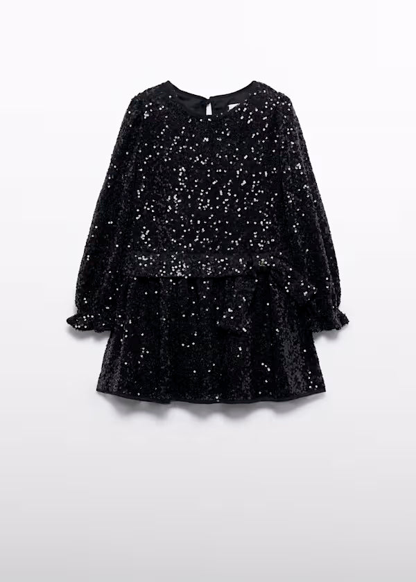 PREVENTA Vestido Lentejuelas negro