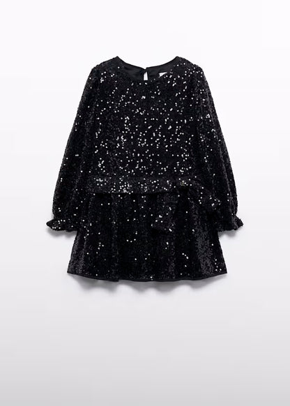 PREVENTA Vestido Lentejuelas negro
