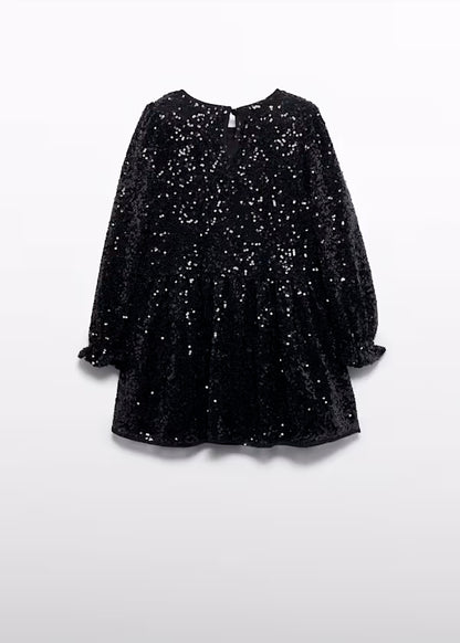 PREVENTA Vestido Lentejuelas negro