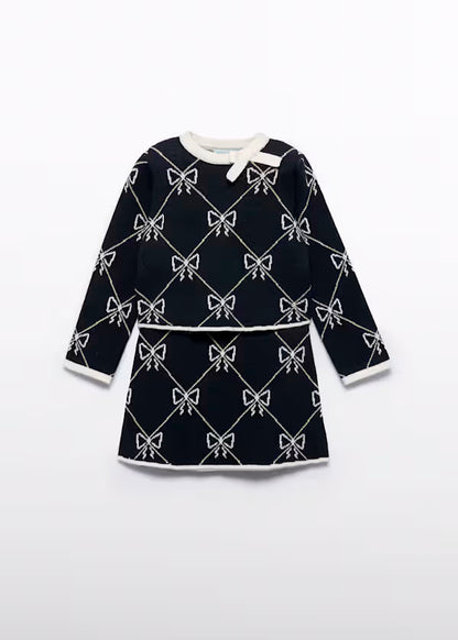 PREVENTA Conjunto Tricot Falda Y jersey negro