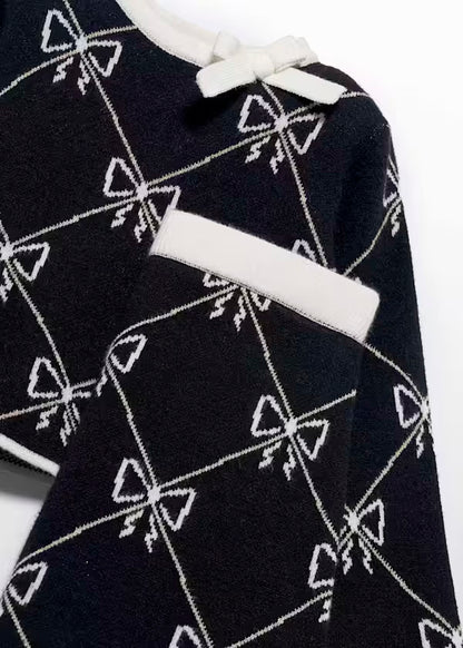 PREVENTA Conjunto Tricot Falda Y jersey negro