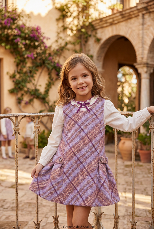 Vestido color pichi color lila
