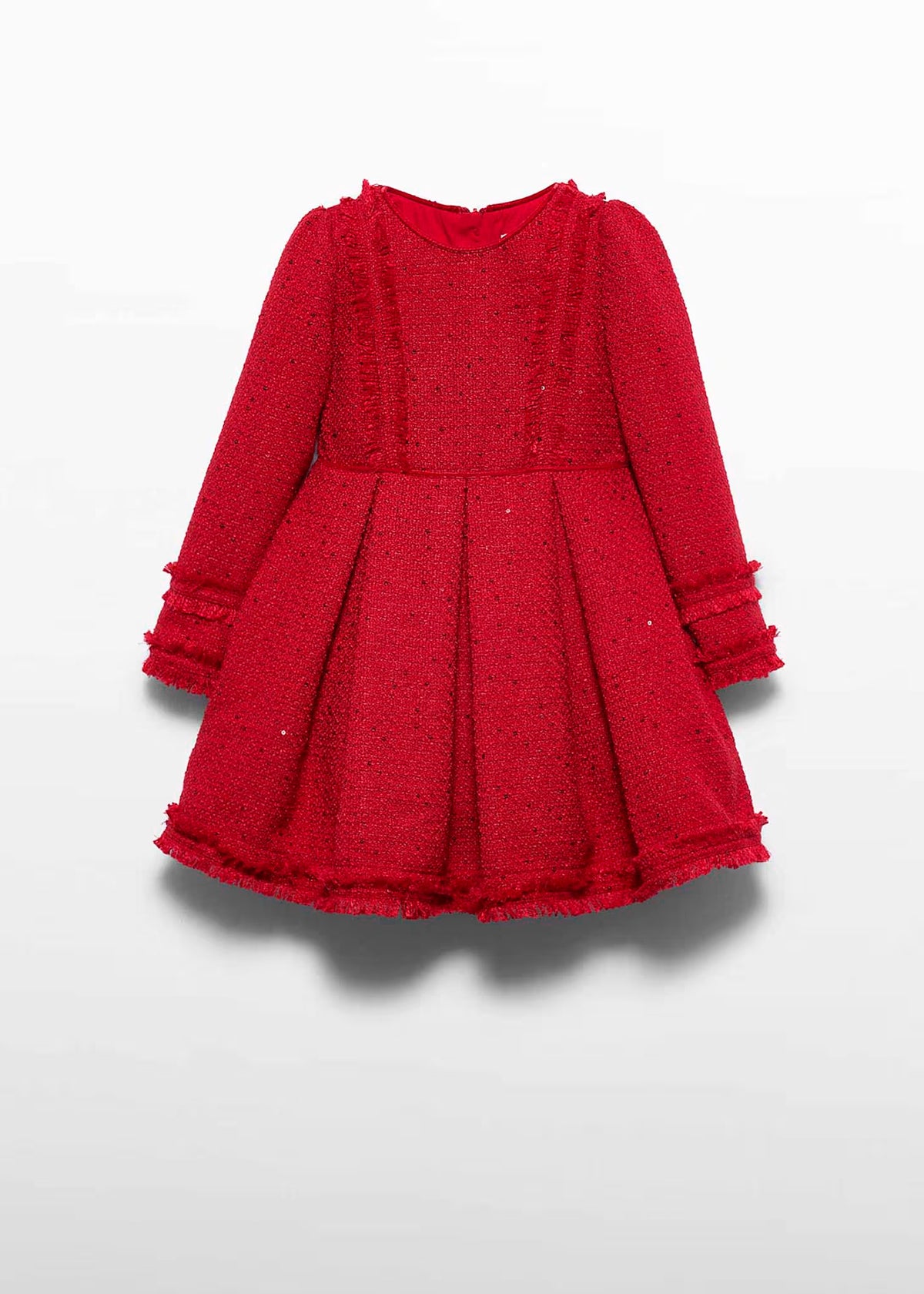 Vestido tweed lentejuelas