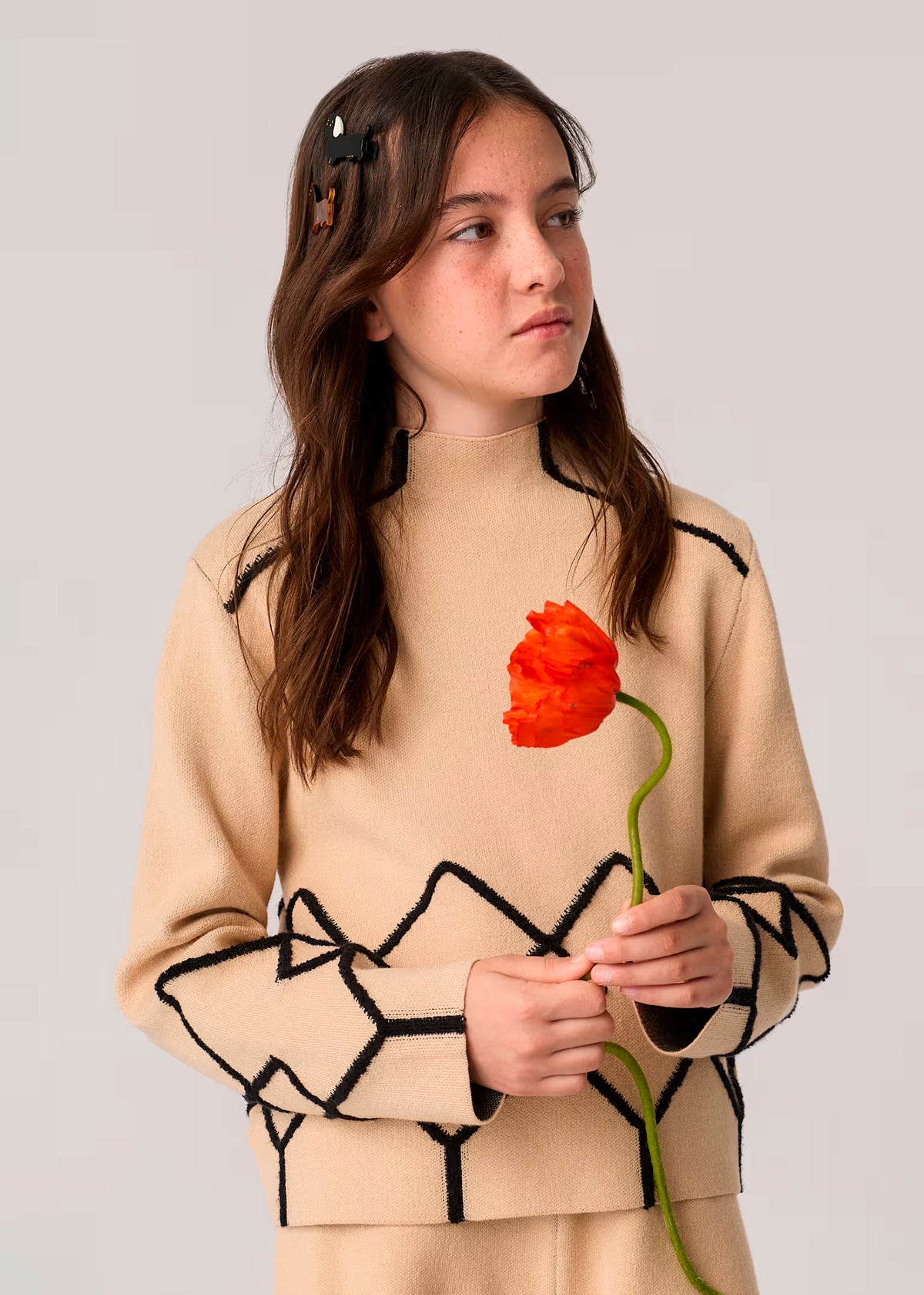 Conjunto bermuda con ondas latte