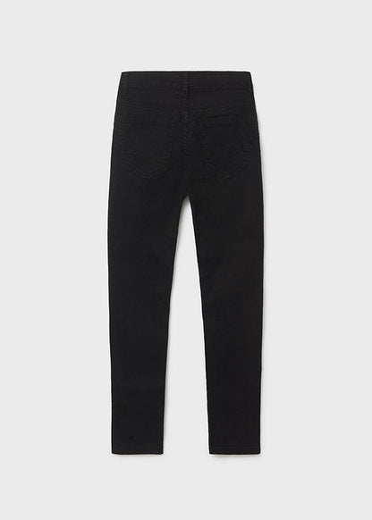 pantalón slim fit negro