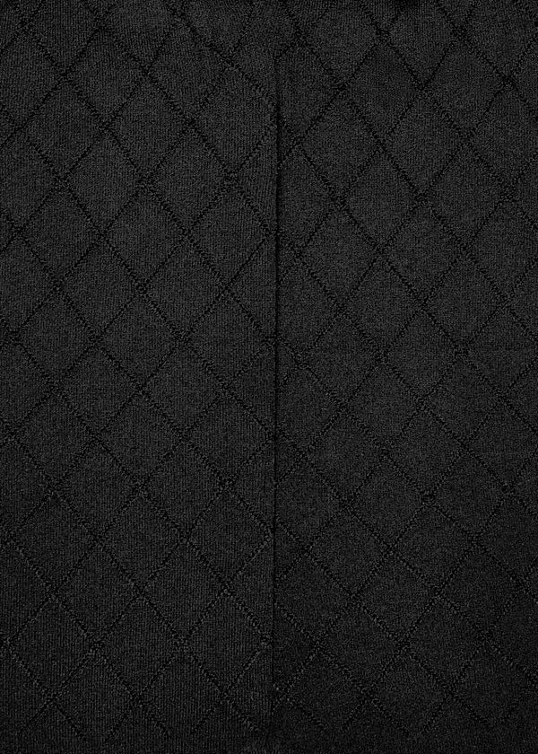 Panty Media Jacquard Rombos color negro