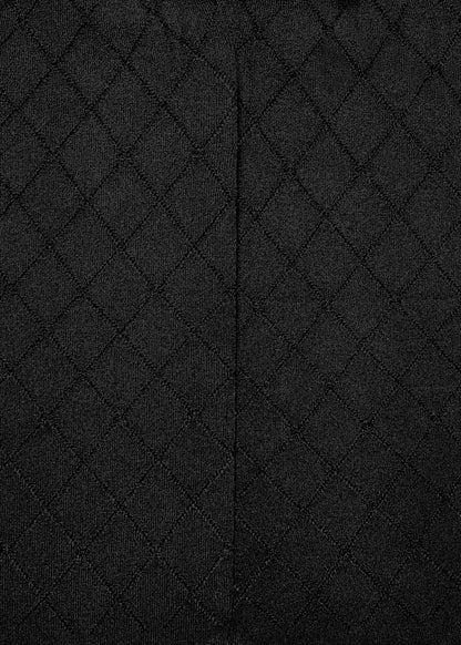 Panty Media Jacquard Rombos color negro