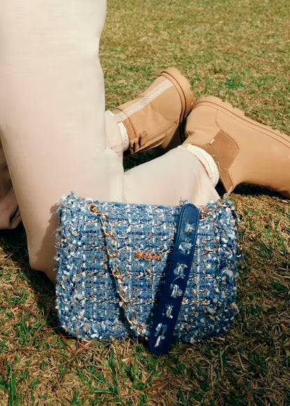 Bolso Tweed azul Niña abel & lula