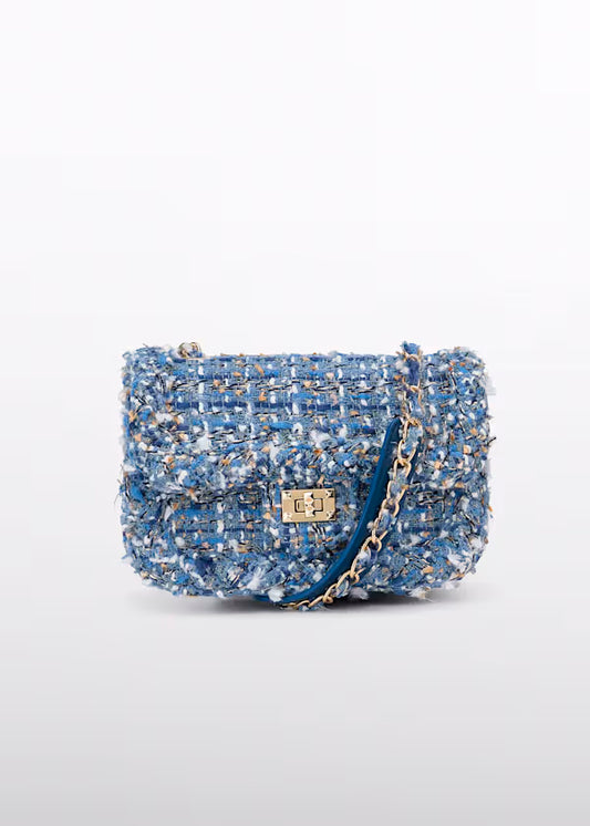 Bolso Tweed azul Niña abel & lula