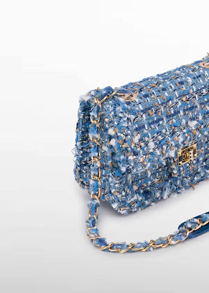 Bolso Tweed azul Niña abel & lula