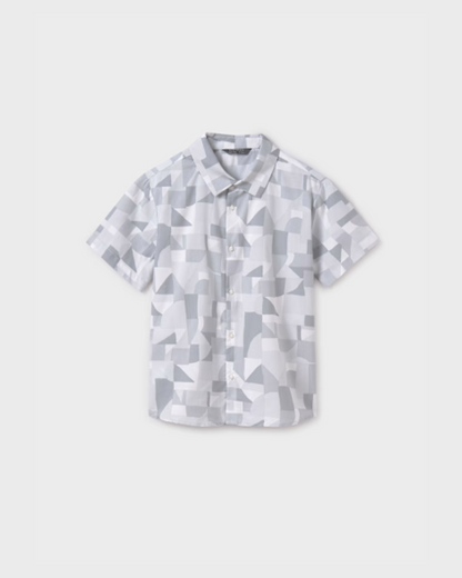 Camisa eucalipto, manga corta