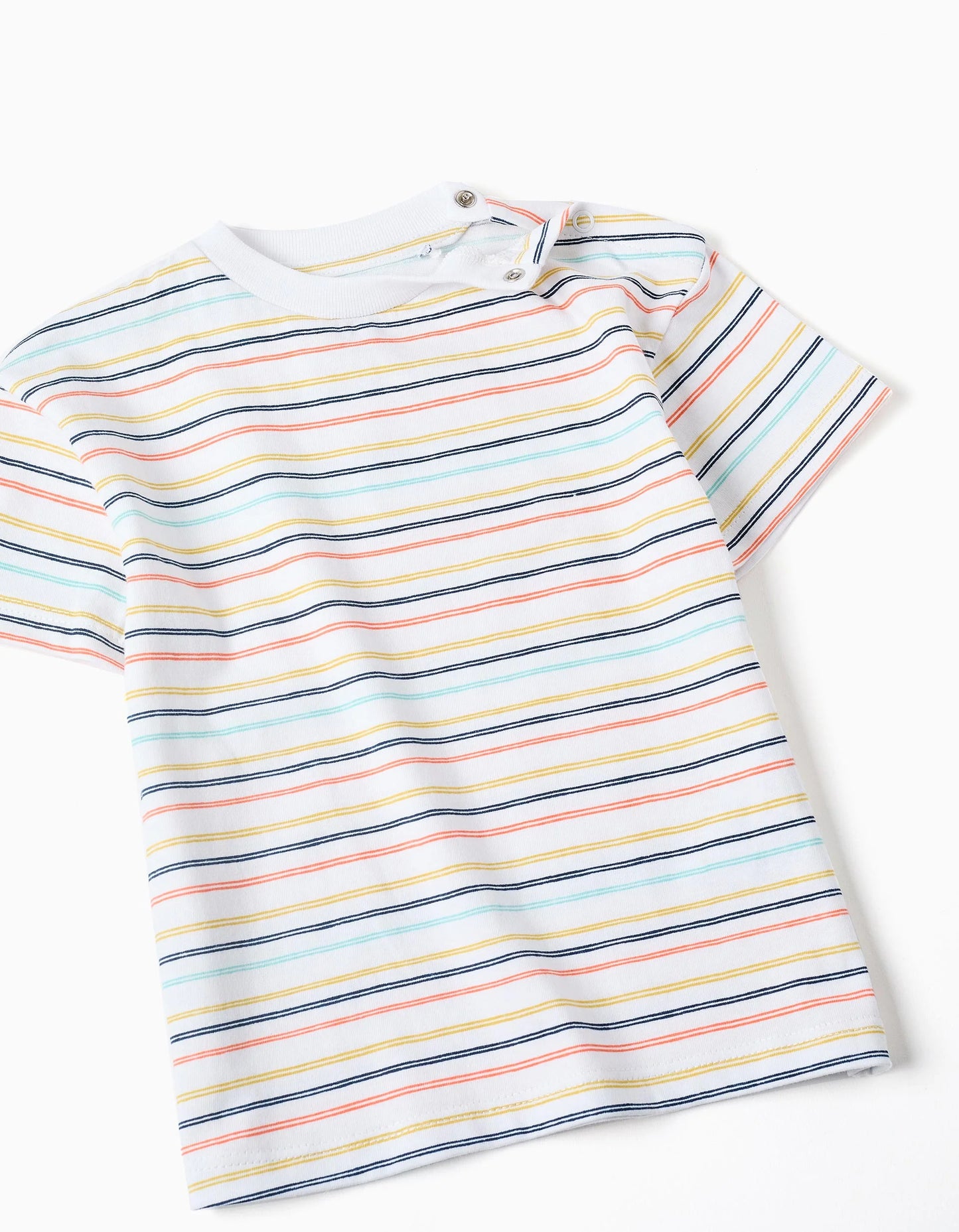 Conjunto camiseta blanca + overol rojo ladrillo