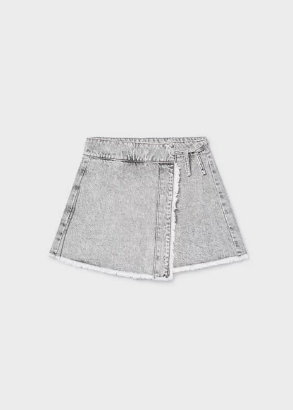 Falda pantalón vaquera chica