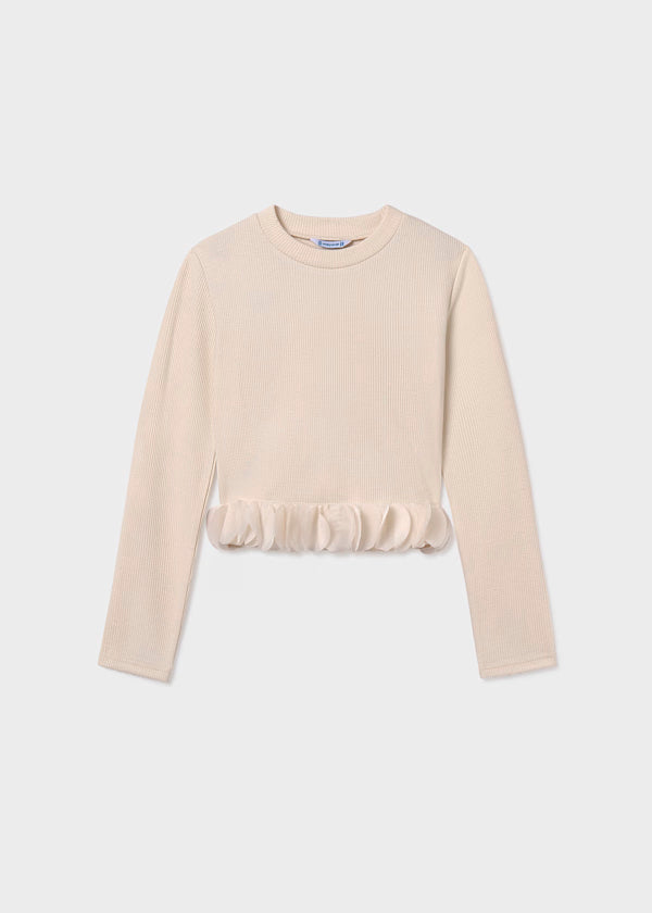 Camiseta pétalos macchiato