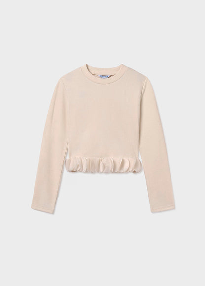 Camiseta pétalos macchiato