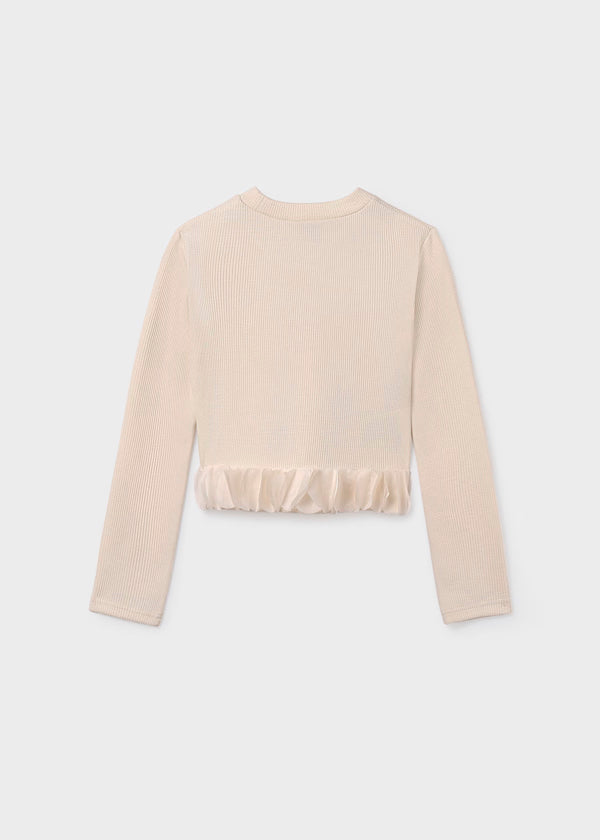 Camiseta pétalos macchiato