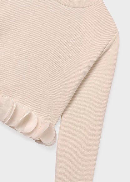 Camiseta pétalos macchiato