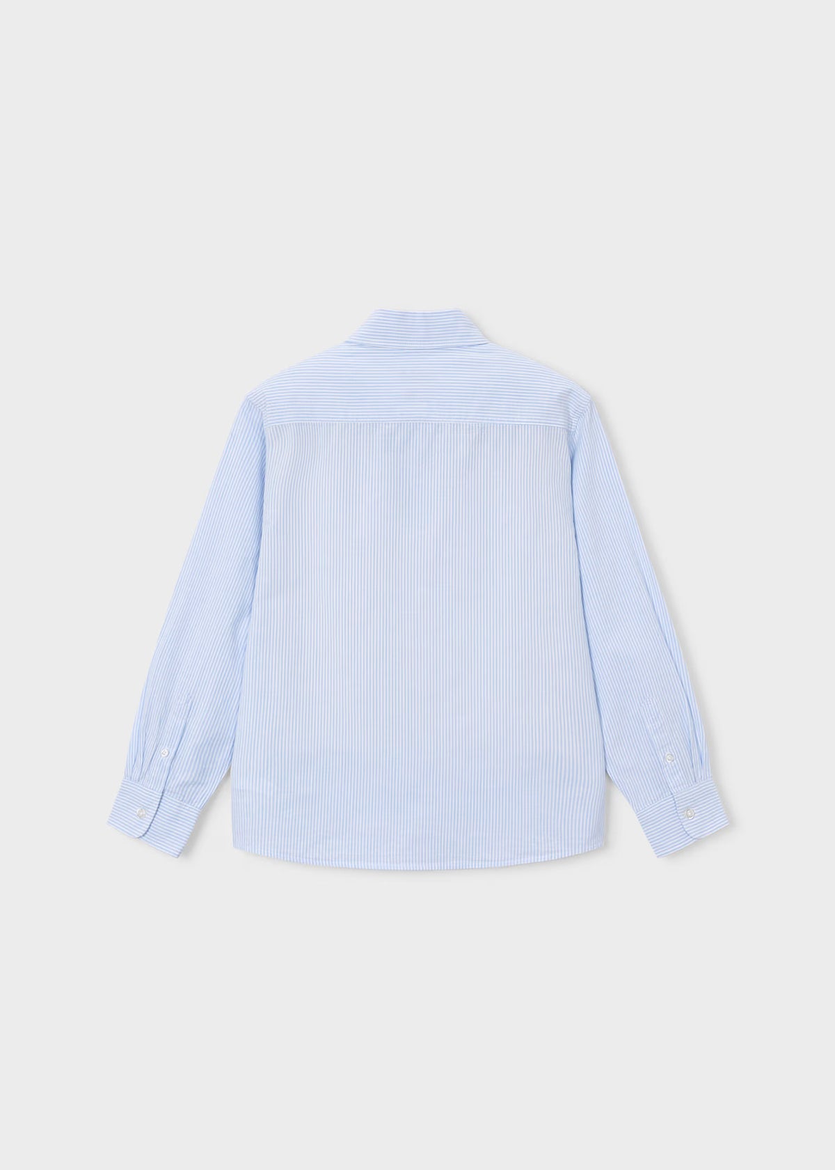 Camisa oxford Boston rayas celeste