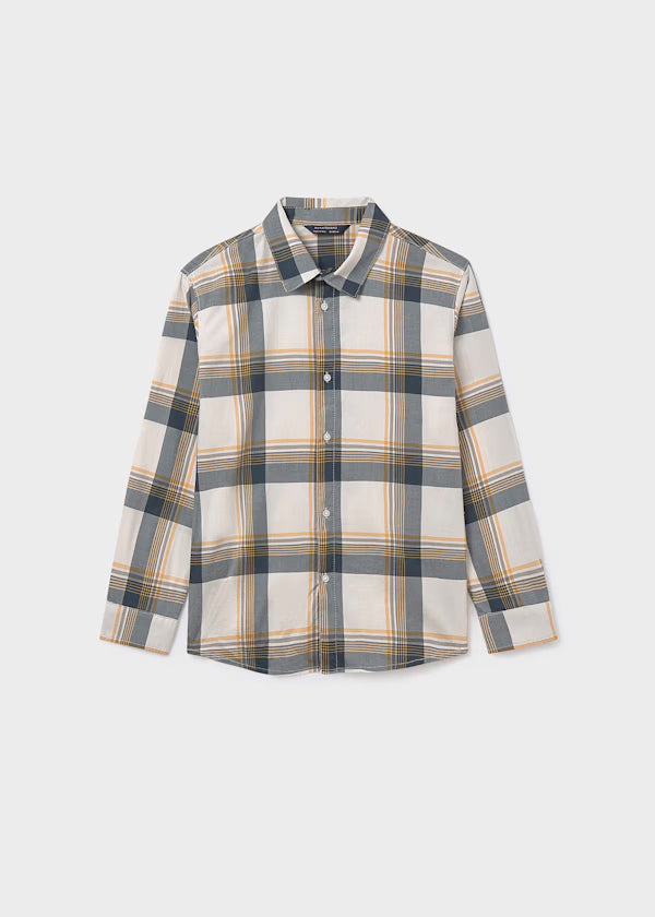Camisa cuadros marino