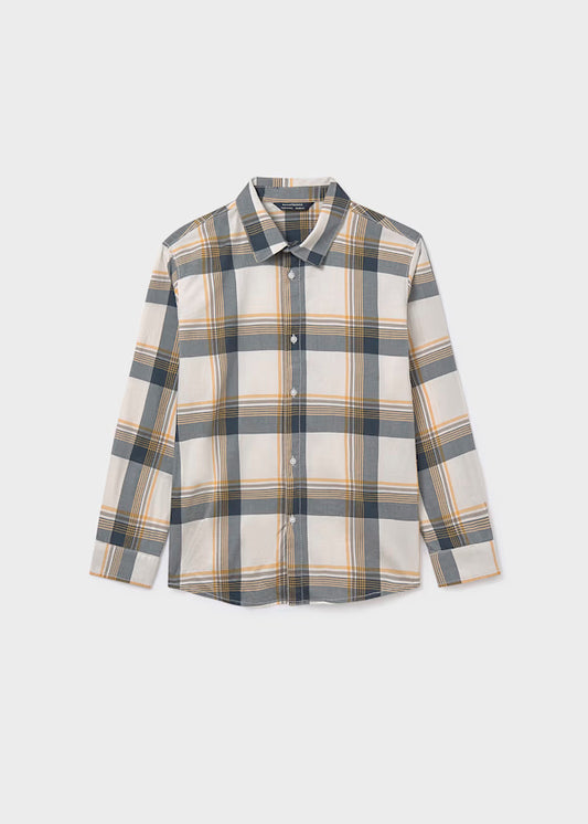 Camisa cuadros marino