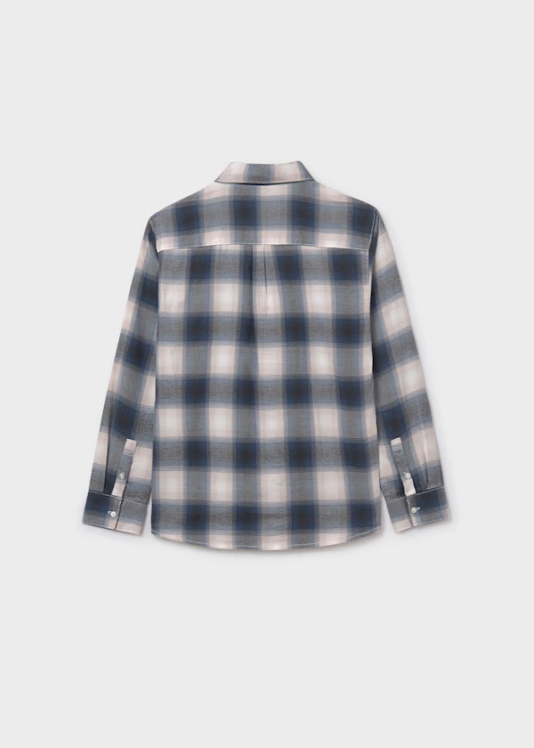 Camisa cuadros gris