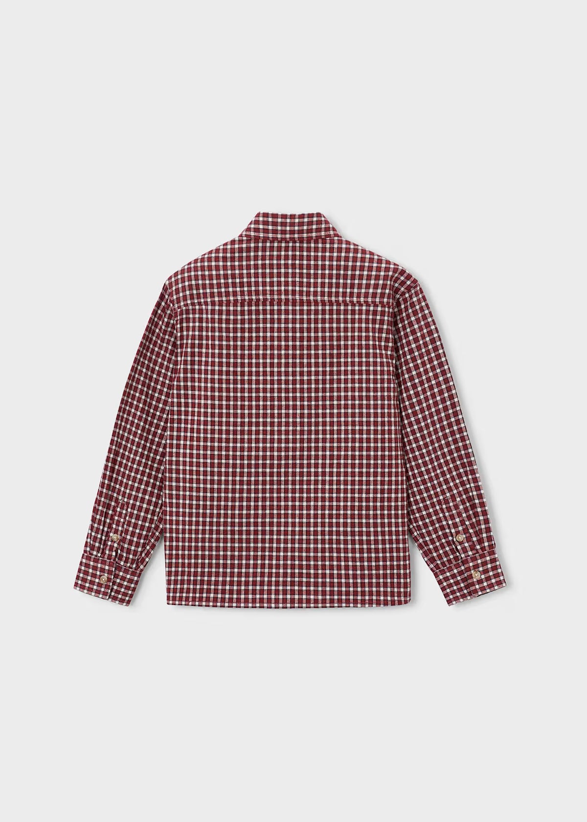 Camisa oxford Boston cuadros terracota