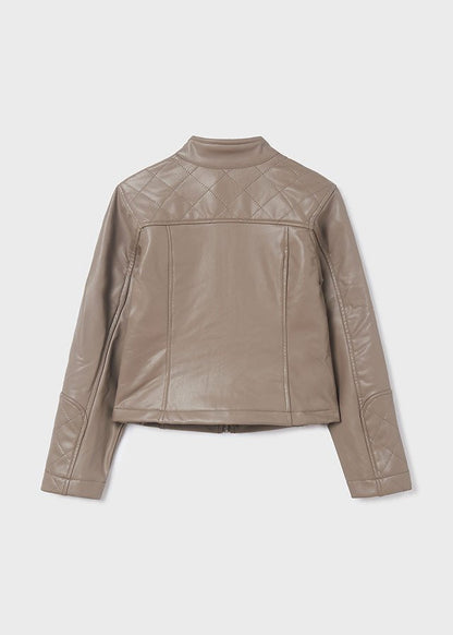 chamarra polipiel topo, mayoral