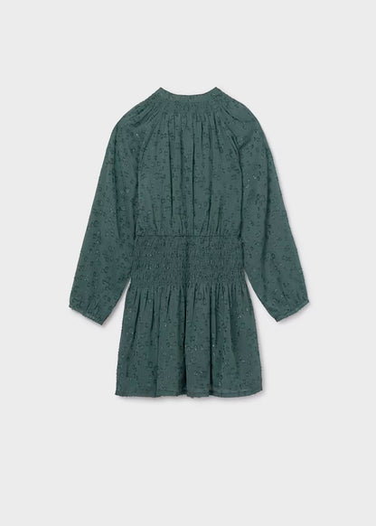 Vestido gasa eucalipto