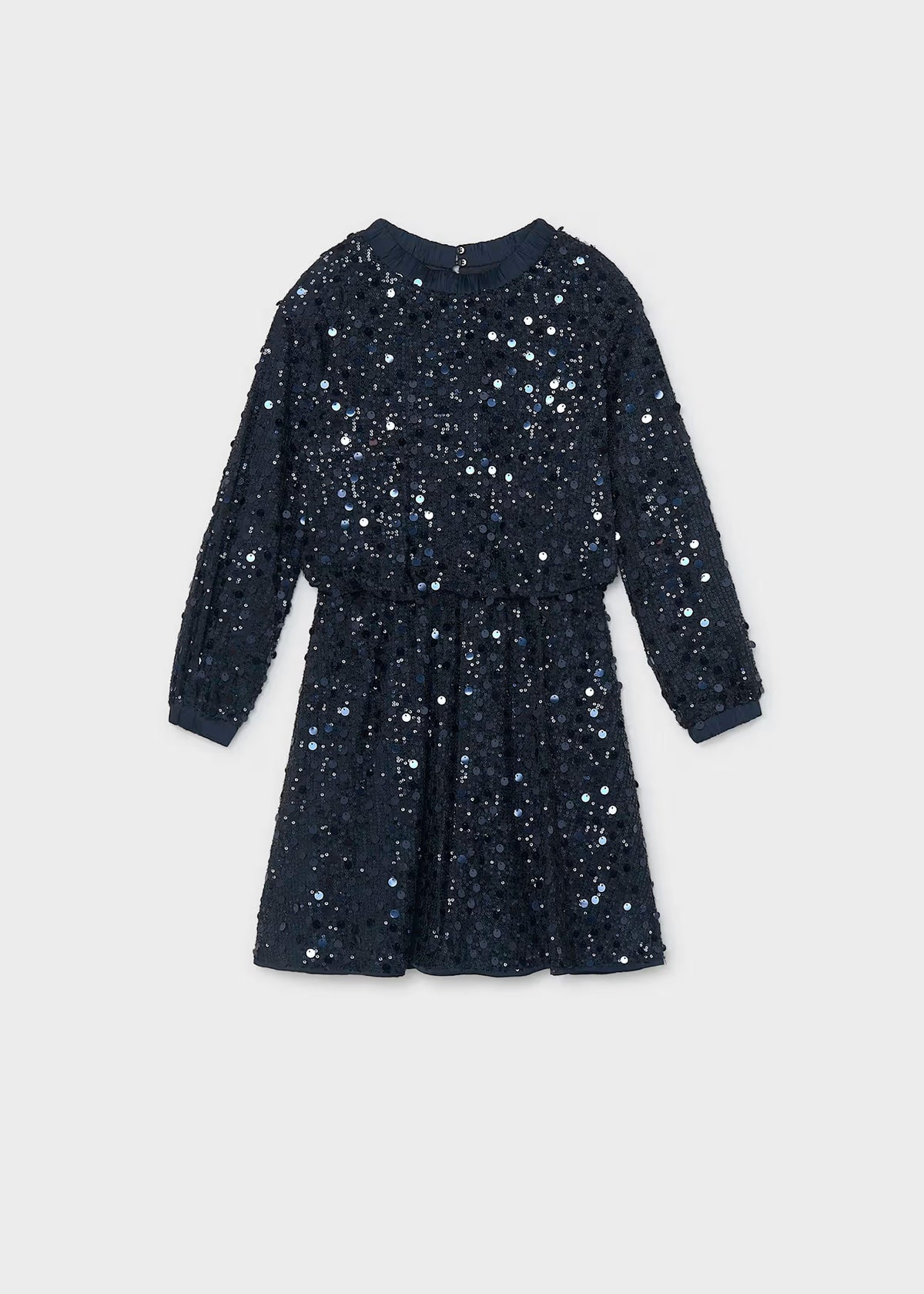 Vestido lentejuelas azul noche