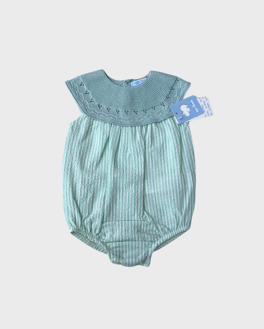 Pañalero rayas menta