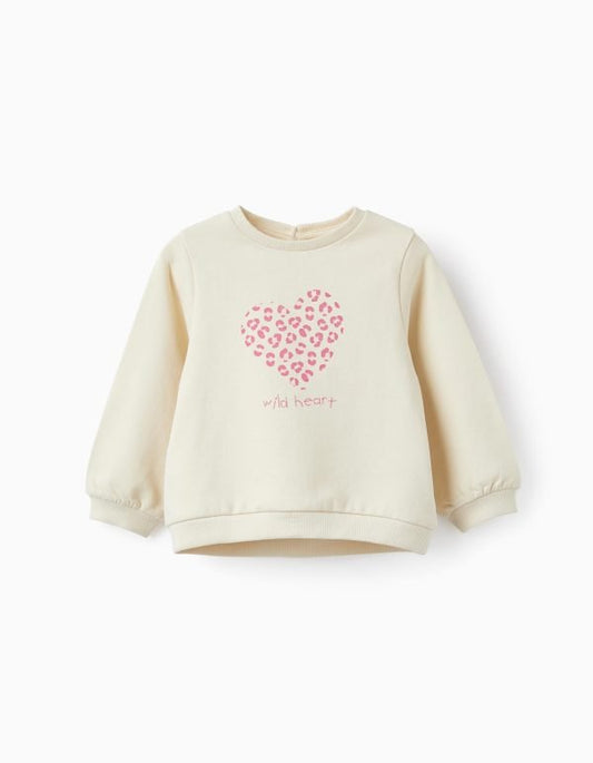 sudadera wild heart zippy color canela