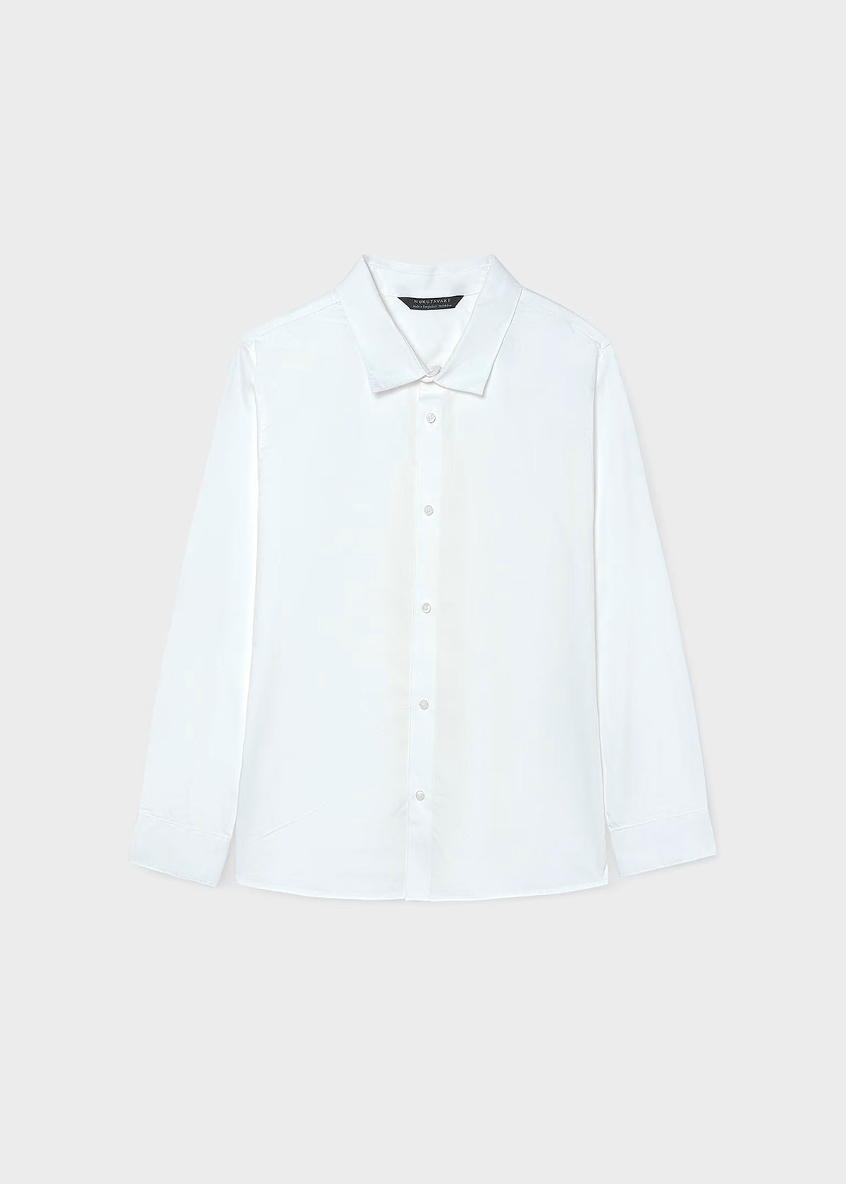 Camisa manga larga color blanco