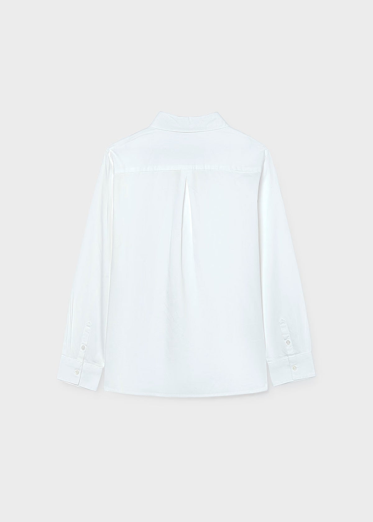 Camisa manga larga color blanco