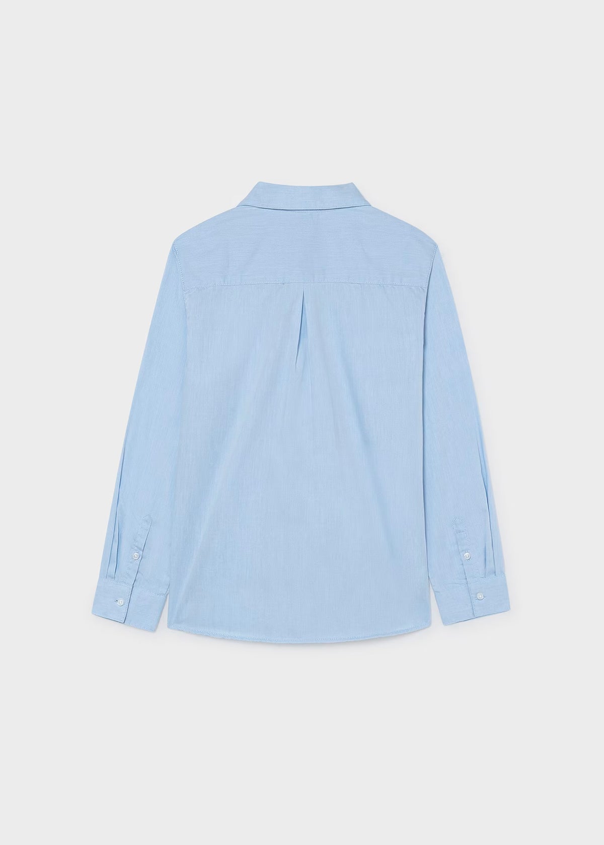 Camisa manga larga color azul celeste