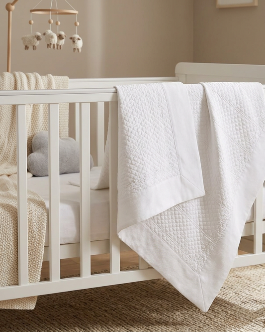 Toquilla  Color Blanco para bebe