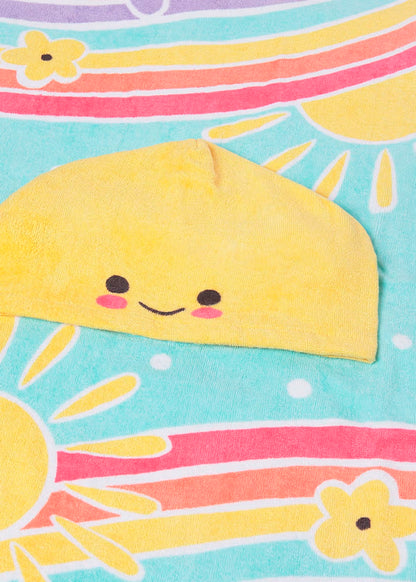 Toalla playa con capucha bebé