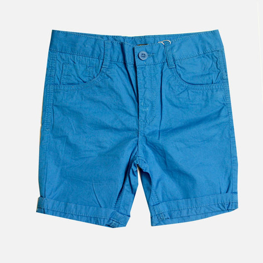 bermuda color azul, ajuste interno, para niño