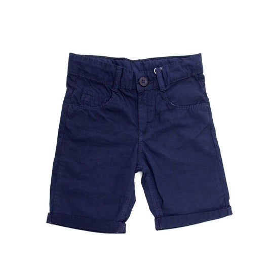 bermuda azul marino, para niño