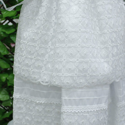 ropon color blanco para niña