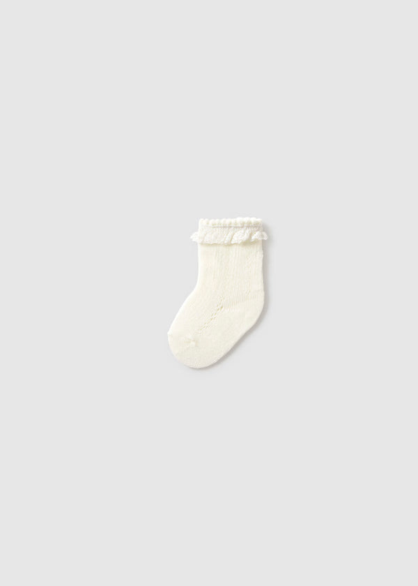 Calceta crudo para bebe mayoral